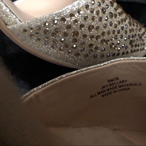 NWOT 👠 Jones NY Sparkly Gold Glitter & Sequin Pumps Ladies Sz.9! - Picture 12 of 15